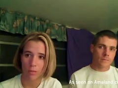 horny  couple makes hot webcam porn show amateur clip